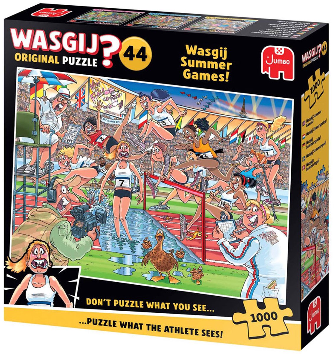 Wasgij Original 44 – Summer Games! -Puzzel - 1000 puzzelstukjes — afbeelding 4