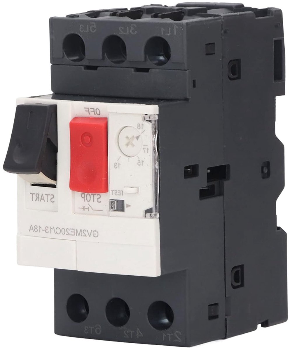 Circuit Breaker 690V 3P met Overload Bescherming en Handmatige Motor Starter voor 35mm Rail Installatie - 6KV, 13-18A