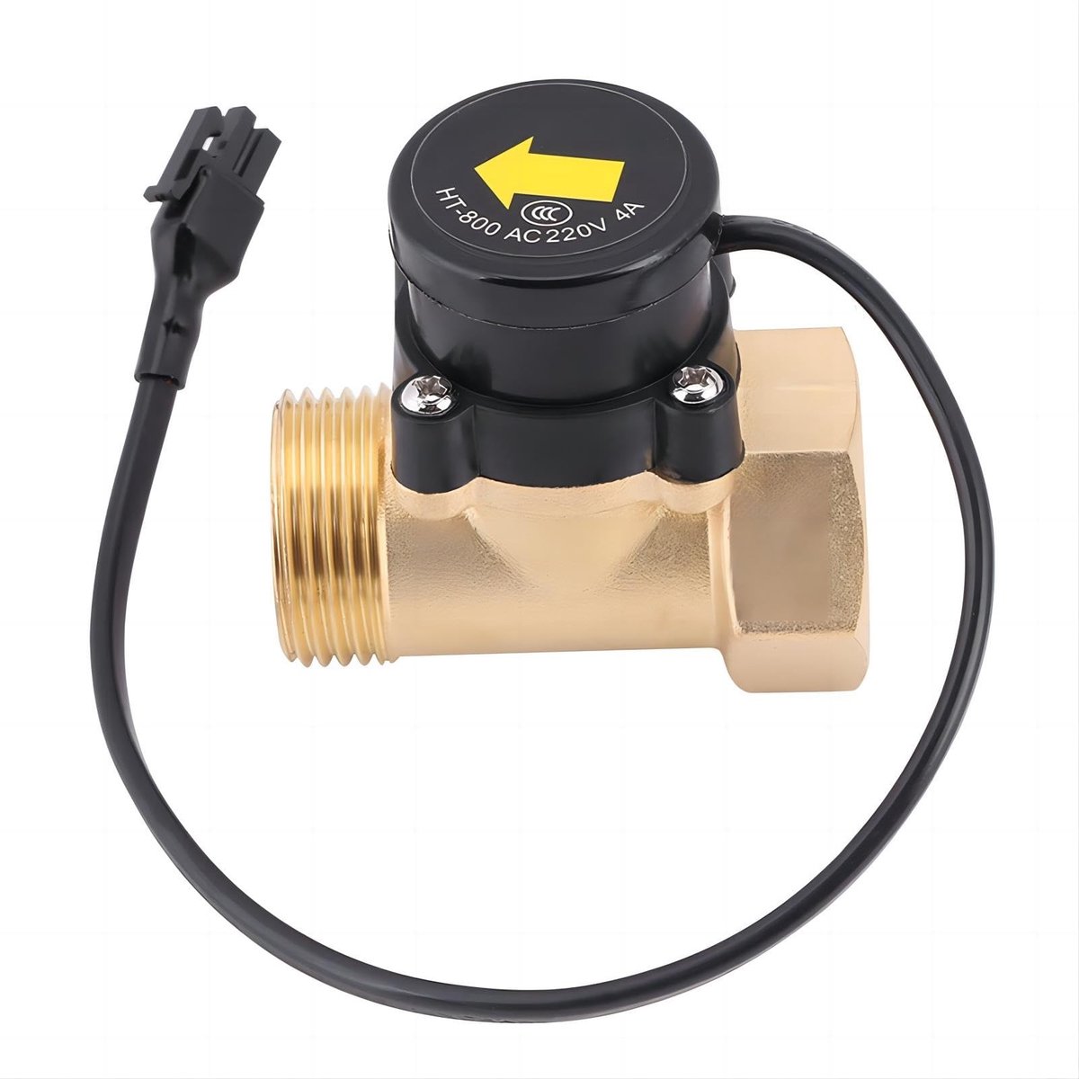 Store_8 - Doorstroomsensorschakelaar - Waterstroomschakelaar - Automatische stroomschakelaar - Zwart - Waterpomp stroomsensor - Betrouwbare werking...