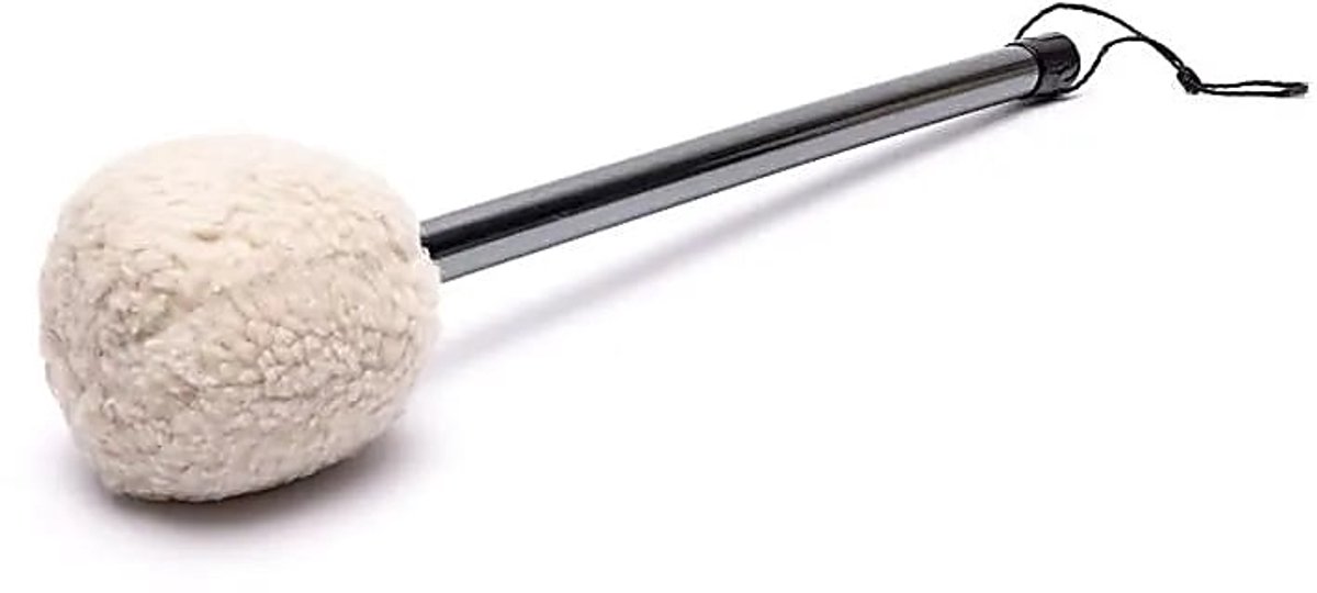 Gongklopper met zachte kop, metalen handvat - 45 cm - 45cm