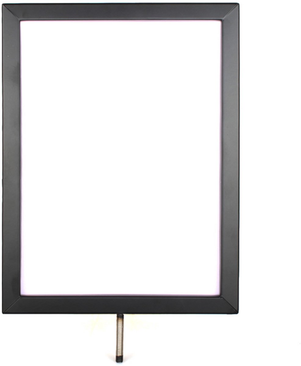 IVOL Posterframe voor afzetpaal met koord - Staand - Zwart