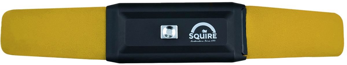 Squire Straplok 35 Yellow - Fietsslot - Kabelslot - Uniek en draagbaar - Oersterk - 85 cm - Geel