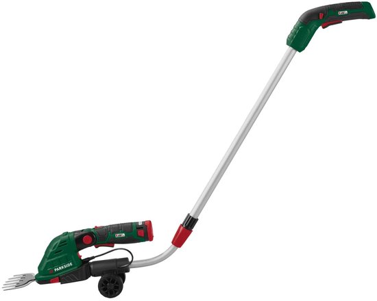 PARKSIDE® Accu-gras-/struikschaar met steel en wielen - 4 V, 2,0 Ah - 2-in-1: voor perfecte gazonranden en getrimde struiken - Trimmen zonder te bukken van Merkloos	 — afbeelding 4