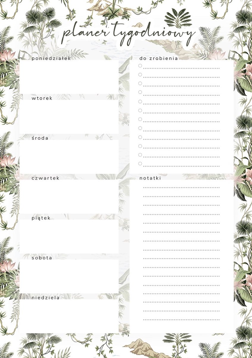 Wallvy - Magnetische Weekplanner - 30x42.5cm - Personaliseerbaar - Voor Drooguitwisbare Markers