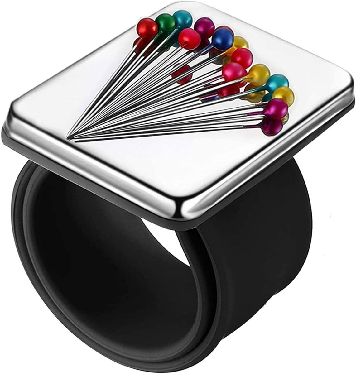 Magnetische Naaibracelet met Naaldkussen, Perfect voor Naaien, Handwerken en Creatieve Projecten