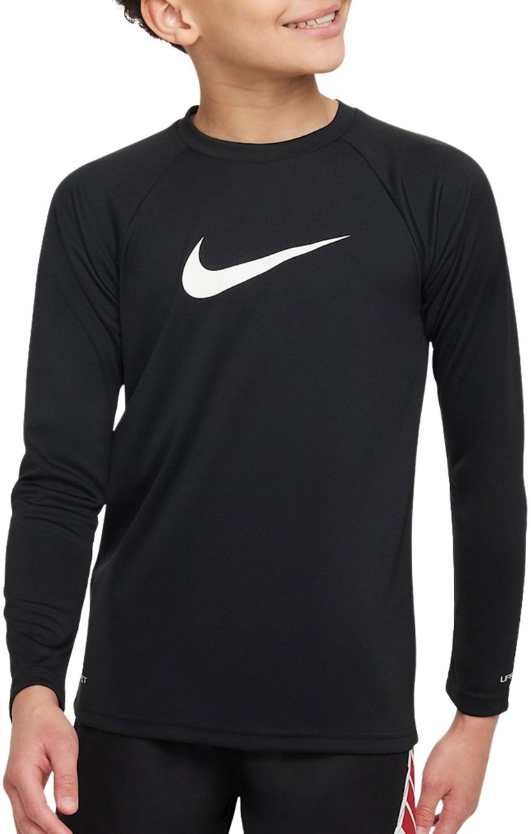 Nike swim hydroguard essential ls zwemshirt junior - maat 152 afbeelding