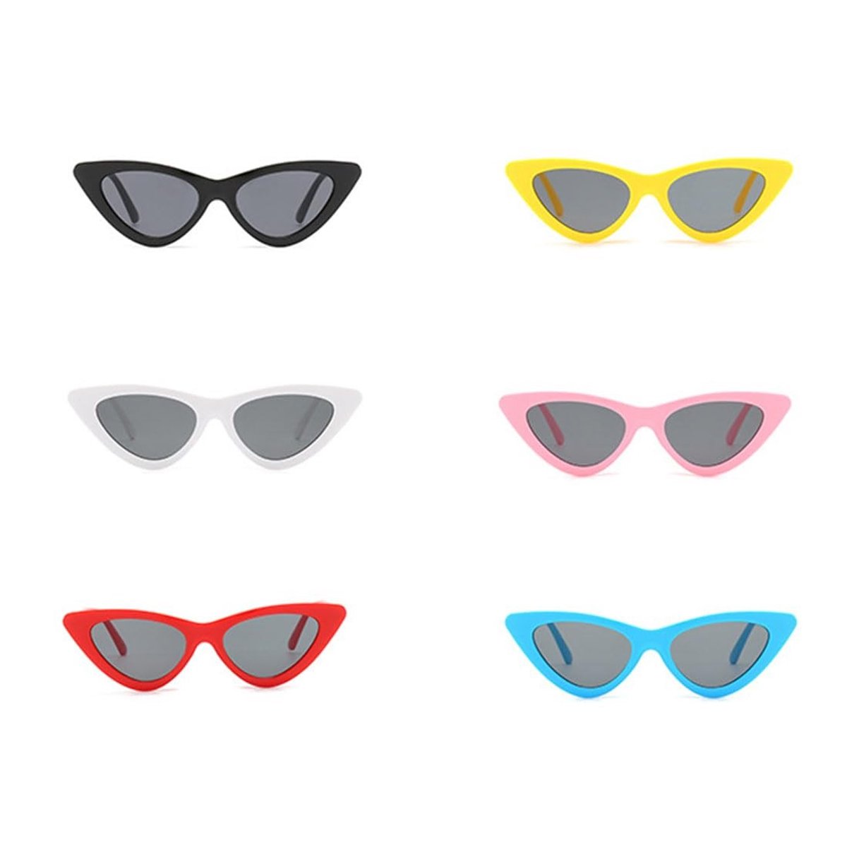 ONF3 - Polarised Zonnebril - Retro Cat Eye - UV400 Bescherming - 6 Kleuren - Vrouwen Zonnebrillen - Perfect voor Strand en Feesten