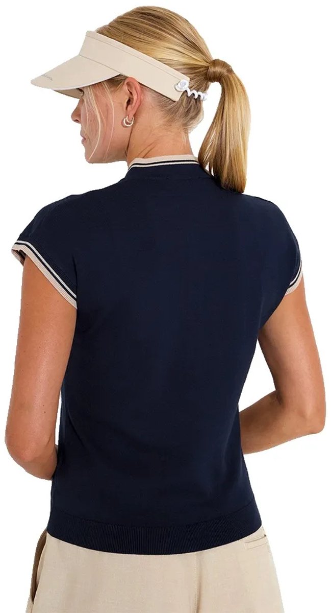 Abacus Golf Niblick Cupsleeve Dames T-shirt Met Korte Mouwen Blauw M Vrouw van Abacus — afbeelding 2