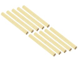 Messing Hex Standoffs met Vrouwelijke Draad, Perfect voor Hoofdbordmontage en Elektronica (M3 x 5 x 50mm) - Duurzaam en Betrouwbaar voor Diverse Toepassingen