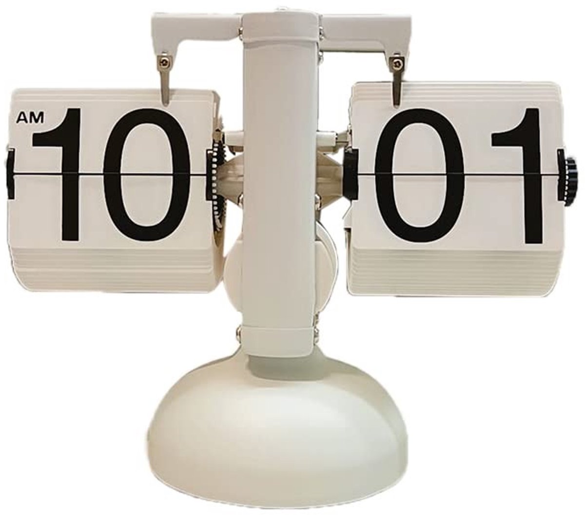 Retro Flip Desk Clock - Stille Digitale Tafelklok met Vintage Design, Perfect voor Thuis en Kantoor