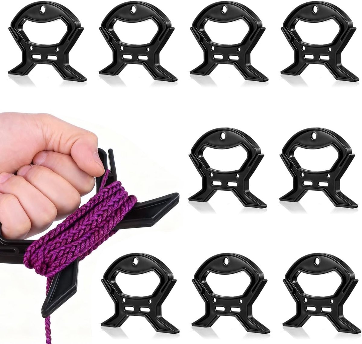10 Stuks Grote Kabel Organizer, Kabelbeheerset voor Audio, Video en Elektrische Draden, Ideaal voor Thuis en Kantoor