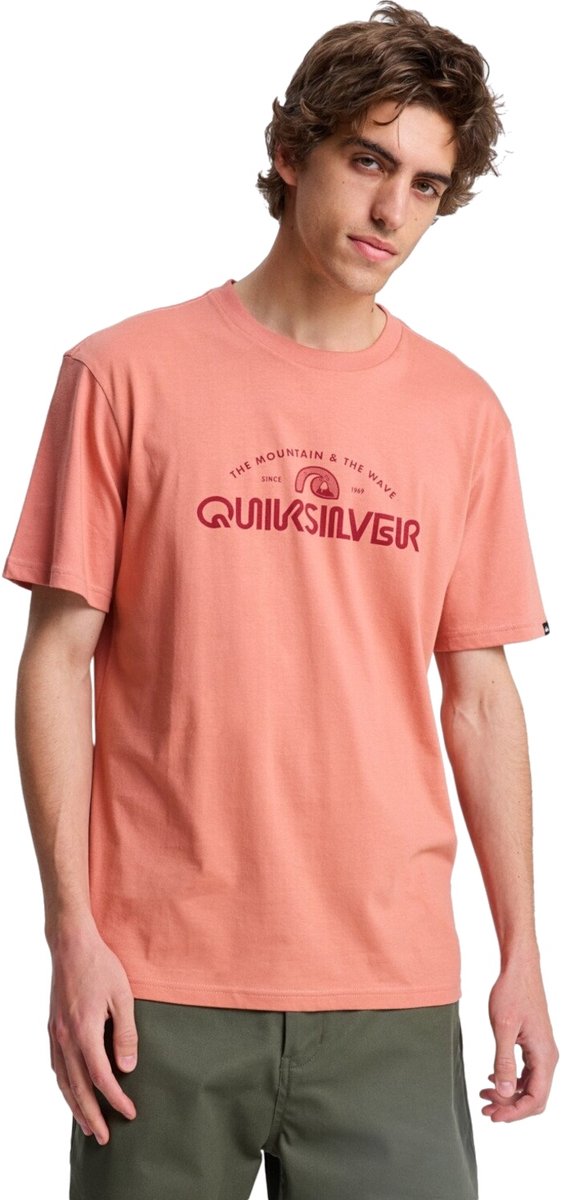 Quiksilver Ev Vista Ss Heren T-shirt Eqyzt08287-mkt0 Kleur Paars