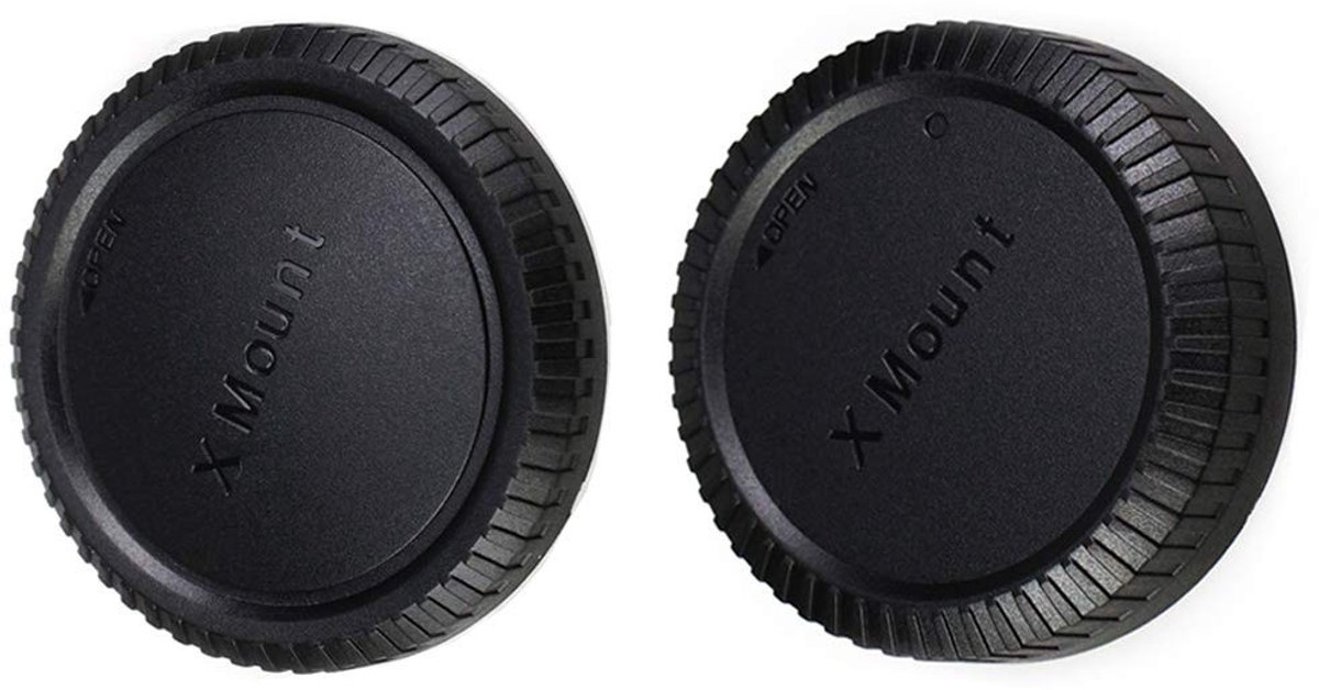 Allecto - Body Cap - Lens Cap Set - Bescherming - Fujifilm X - Voor spiegelreflexcamera's - Geschikt voor diverse modellen