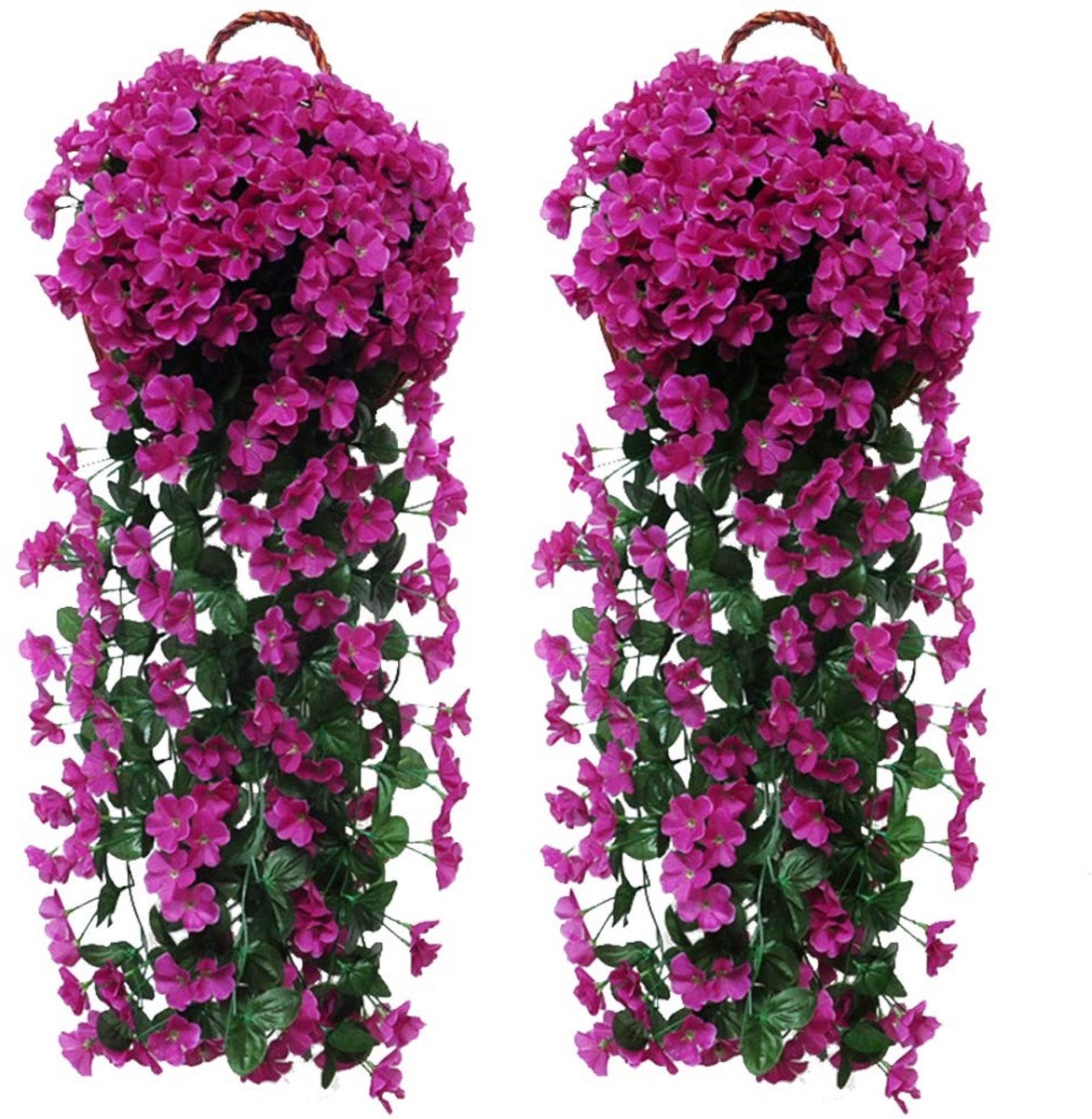 Allecto - Kunstbloemen - Wisteria - Perfect voor thuisdecoratie - 90cm - Hangende bloemen - Ideaal voor bruiloften en feesten