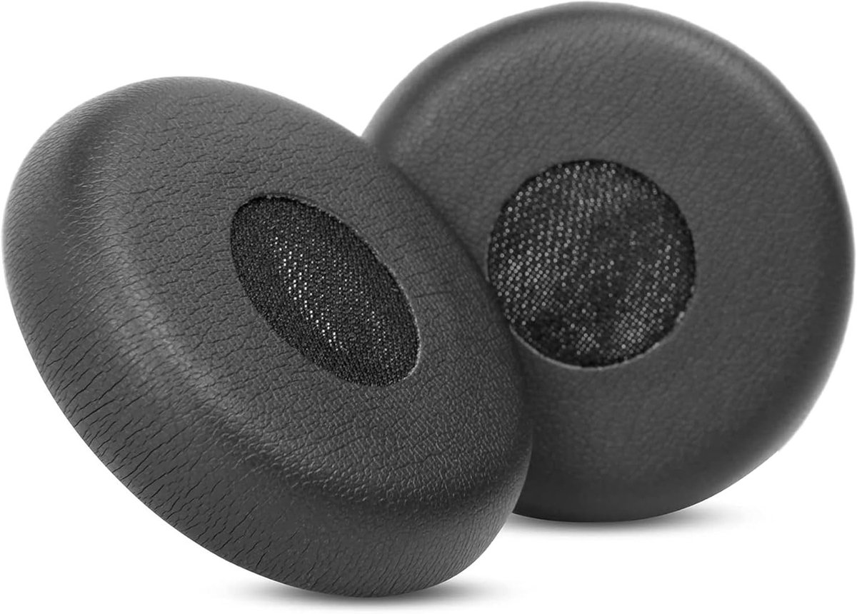 Zachte lederen oorkussens vervanging voor Jabra Evolve 65UC/65MS/40U/40MS/30US II/20SE/20UC/20MS, comfortabele ear pads voor betere geluidsisolatie en langdurig gebruik