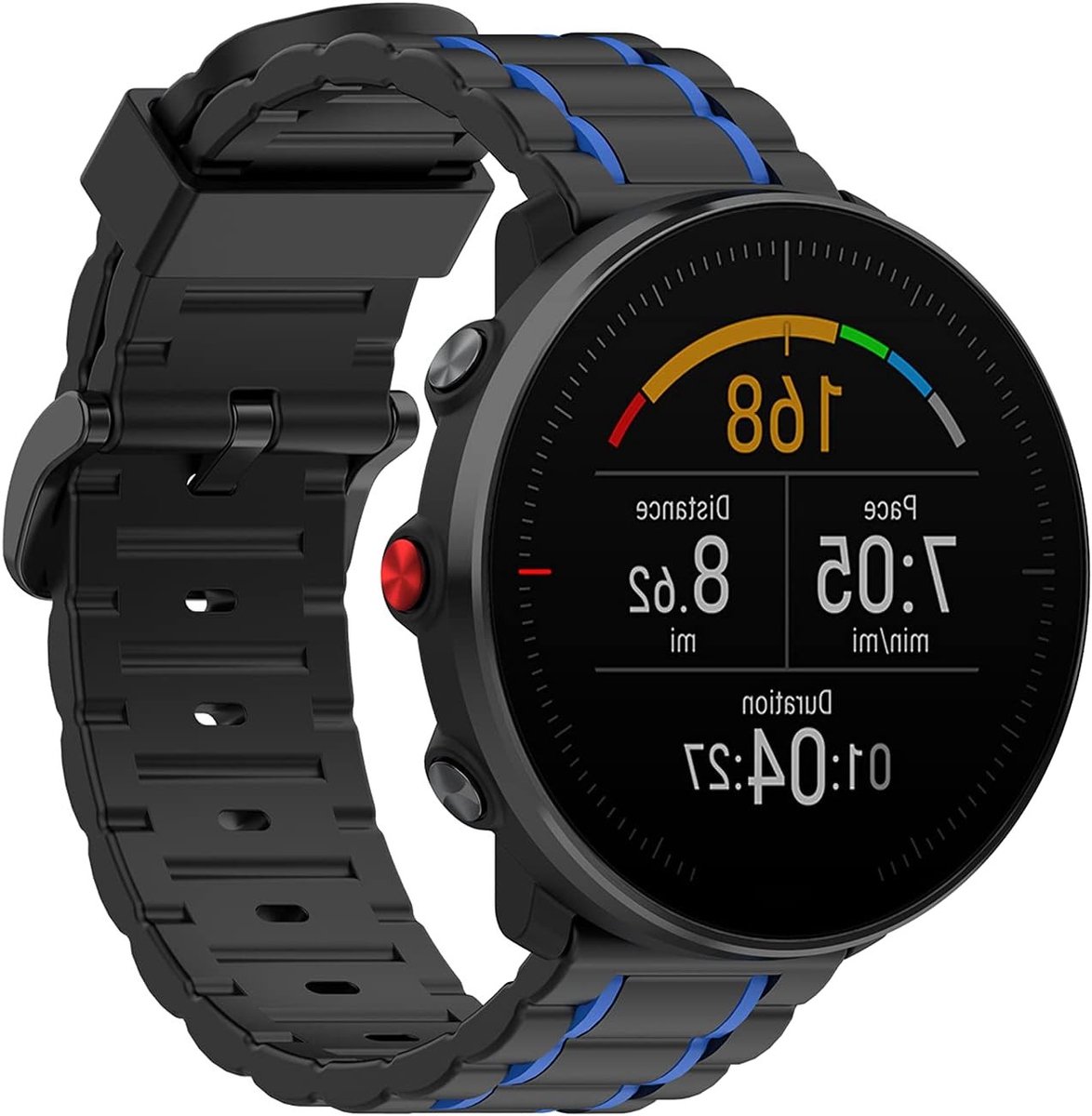 Zachte Siliconen Horlogeband van 22mm Geschikt voor Diverse Smartwatches, Duurzaam en Comfortabel voor Sport en Dagelijks Gebruik
