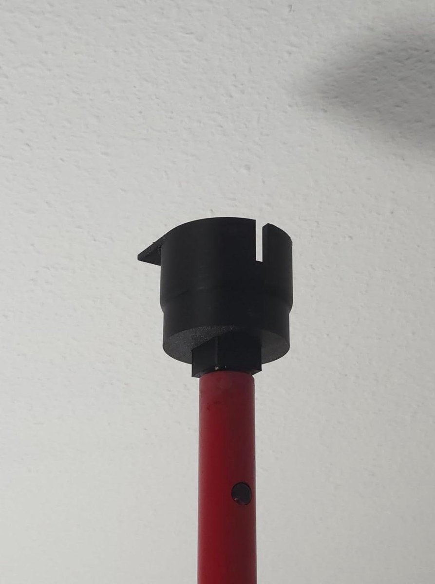 Rookmelder Plukker - Adapter Set - Onderhoud Rookmelders - Telescoopstang Compatibel - Voor 533X Serie - Zwart