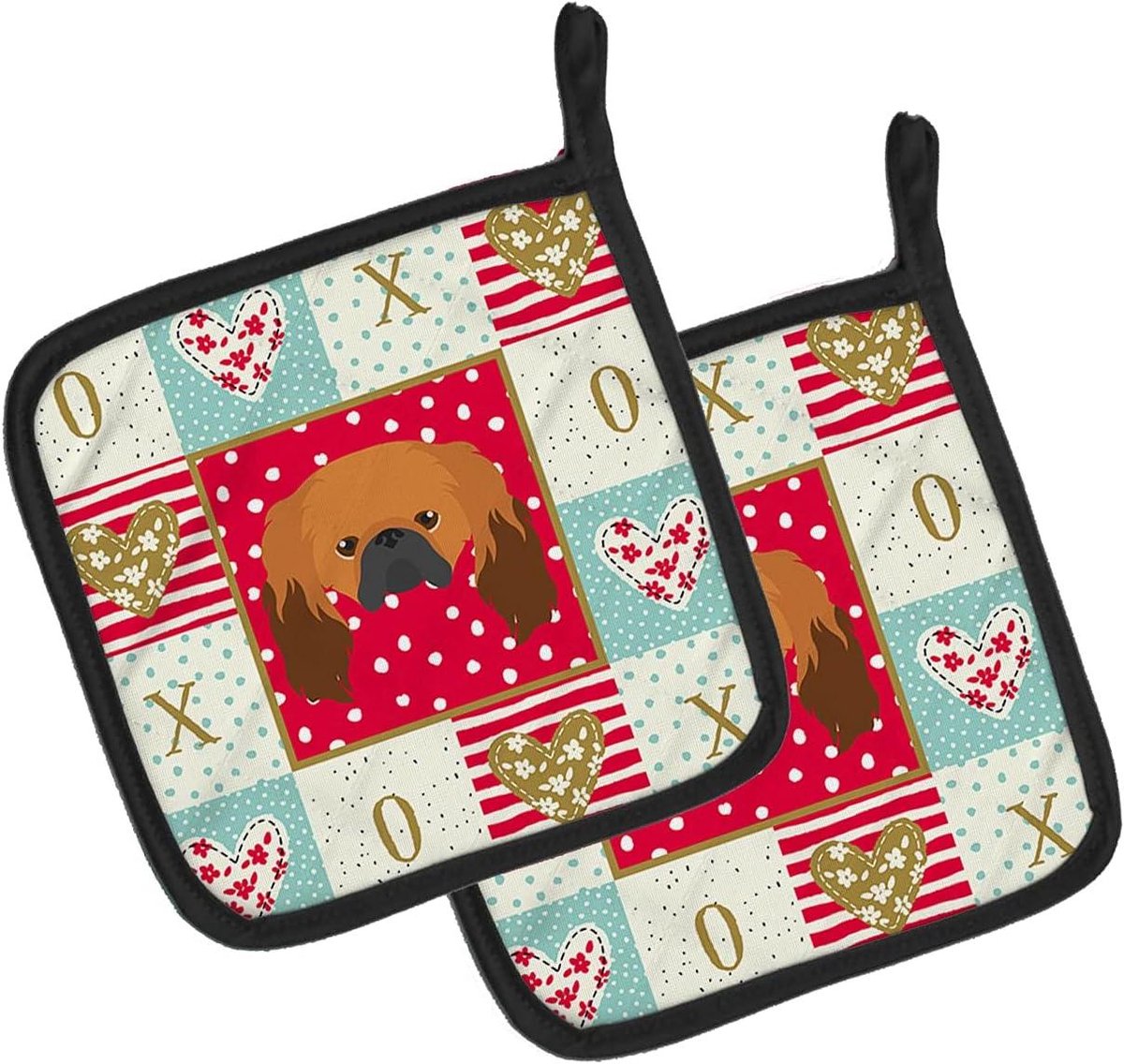 Pannenlappen - Ovenwanten - Keukenbescherming - Meerdere lagen stof - 7.5x7.5 inch - Multicolor