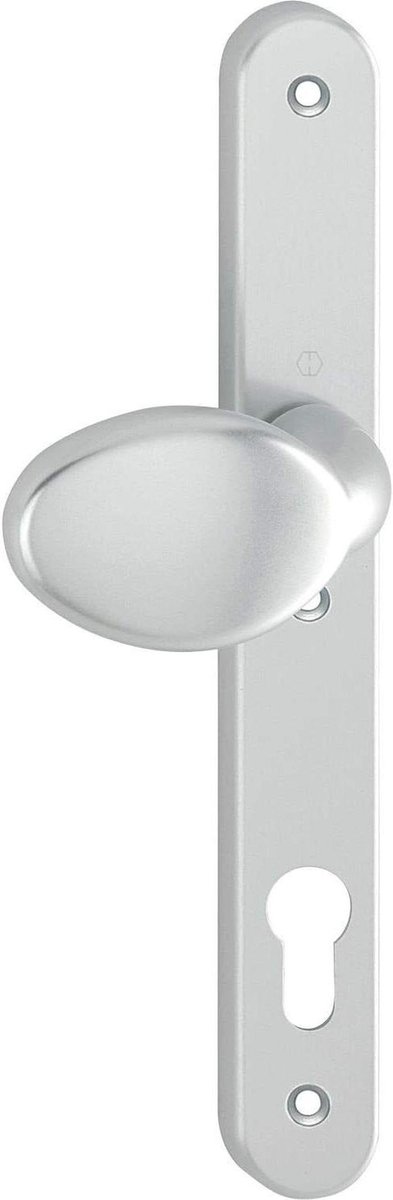 Knoopbord Binnen - Draaibaar Knoopbord - Deur Beveiligen - Zichtbaar Geschroefd - 245 x 30 x 8 mm - Aluminium Zilver