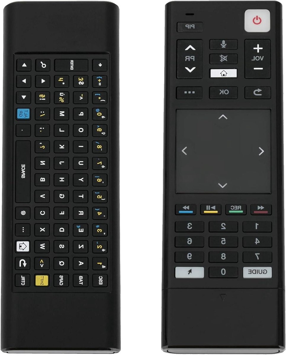 Afstandsbediening - Universele Bediening - Smart TV Bediening - Ergonomisch Ontwerp - 10 Meter Bereik - Zwart