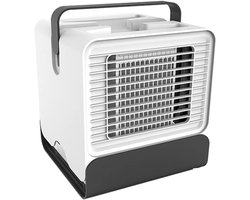 Mobiele Airco - Ventilator Koeler - Persoonlijke Verkoeling - Stille Krachtige Werking - 16 x 16 x 18 cm - Wit