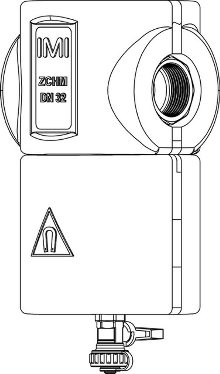 IMI Hydronic Engineering PNEUMATEX Afscheider Zeparo Cyclone Dirt en Magnetiet ZCDM Set 50, 7897550
