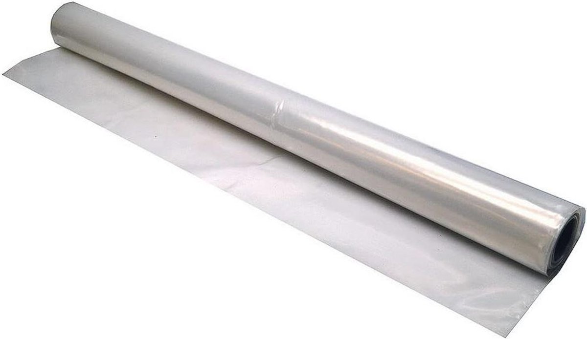 Plastic Folie Rol - Beschermende Film - Stoom Barrière - Hoge Dichtheid - 2 x 10 m - Transparant