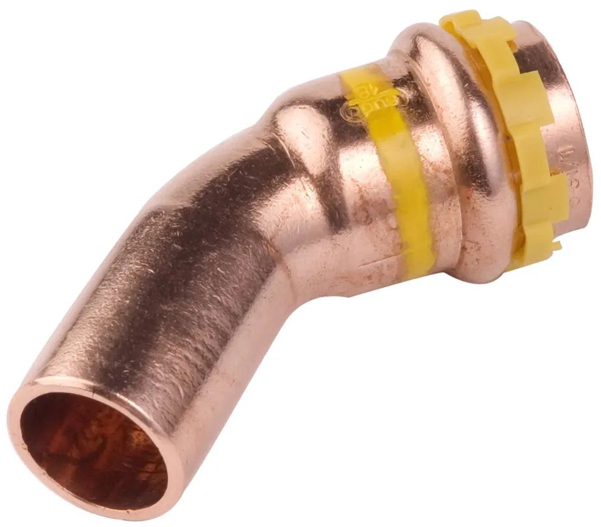 VSH SudoPress Koper Gas Bocht 45° FØ 35 Type SPG5040V, 6674151