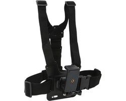 Jonlaki Borstband voor Mobiele Telefoon, Borstgordel, Actiecamera Borstband, Actiecamera Lichaamsgordel Harnas Outdoor Live Mobiele Telefoon, Borstgordel voor en