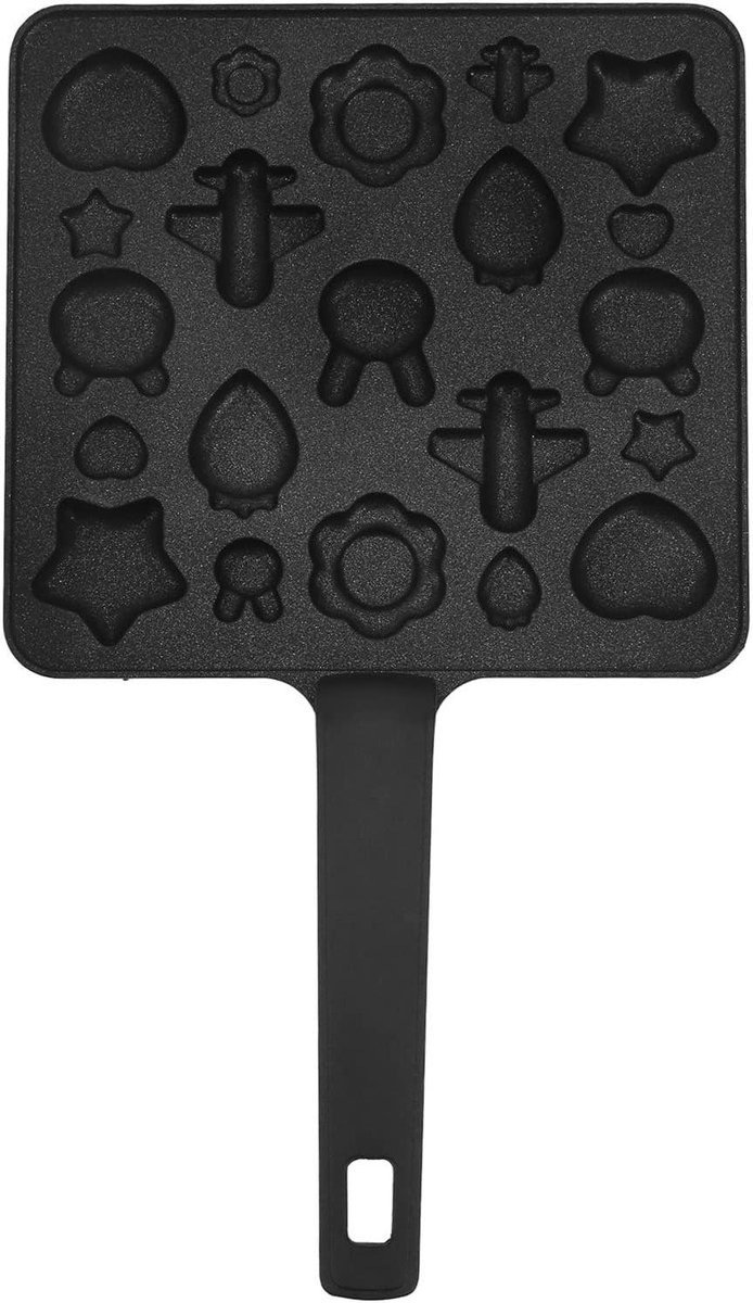 Mini koekenpan - Omelet pan - Ontbijt maken - Gelijkmatige warmte - N.v.t. - Zwart