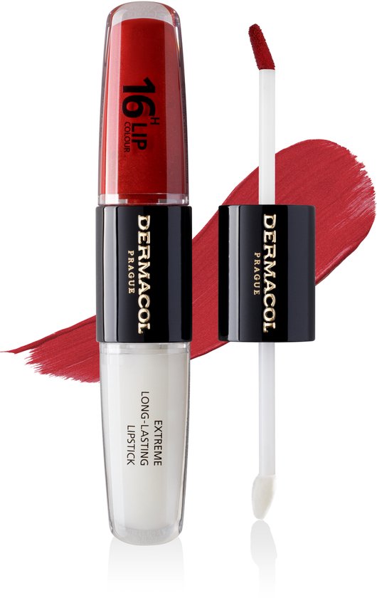 Dermacol 16-uurs Lipkleur - 2-Fasen Langdurige Lipkleur - Kusbestendig - Waterproof - Veegvast - 8 ml - n. 20