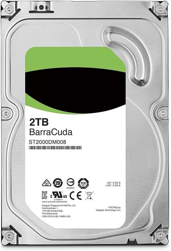 Interne harde schijf SATA III 6 Gbit/s 3,5 inch voor desktopcomputer, 1 TB, 2 TB, 3 TB, 4 TB, 6 TB, 8 TB, voor server, in voorraad (2 TB) van Interne Harde Schijf — afbeelding 4