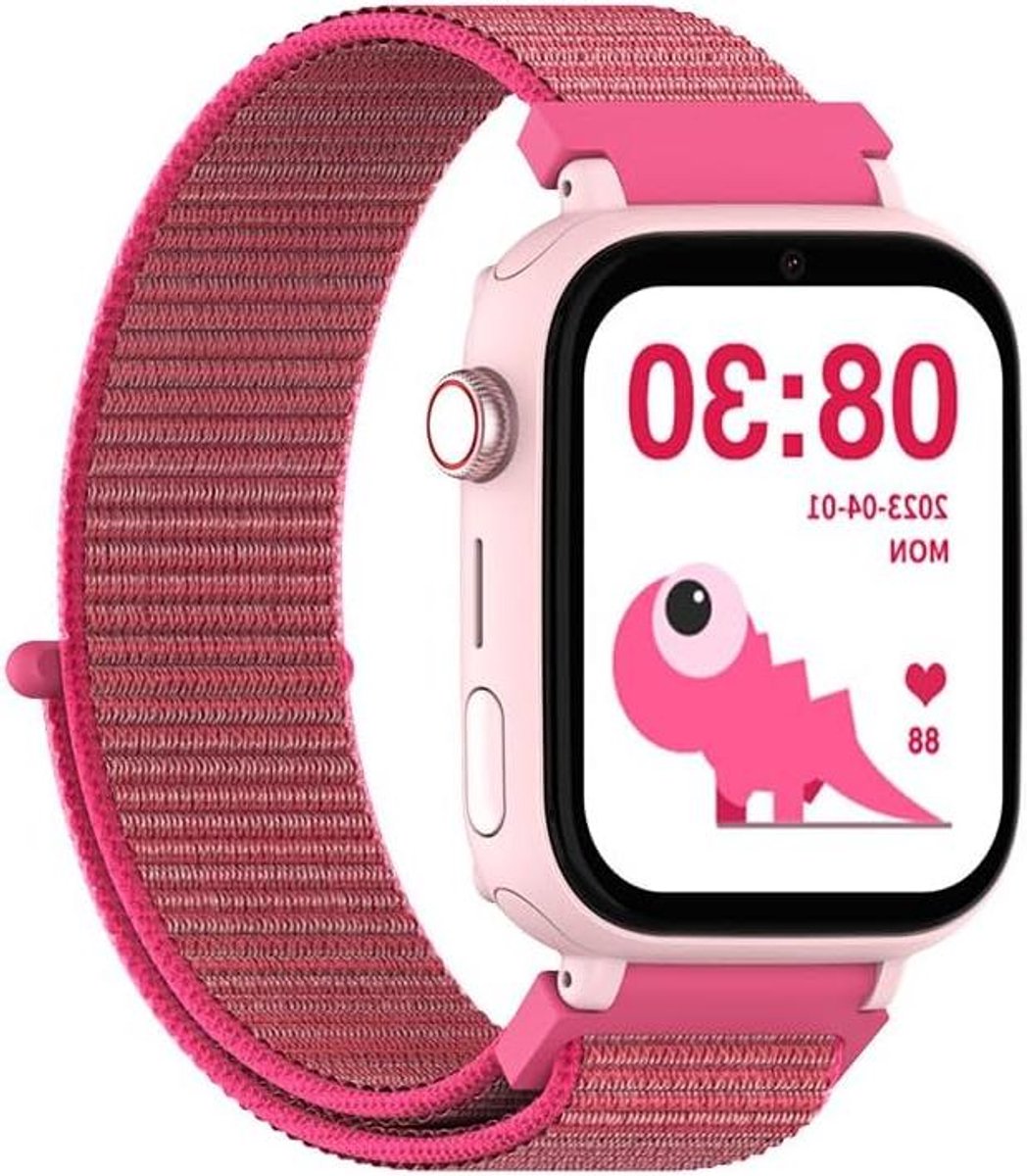 Kinder Smartwatch - Kindersmartwatch GPS - Veilige Communicatie - Video Bellen - IP67 Waterbestendig - Zwart