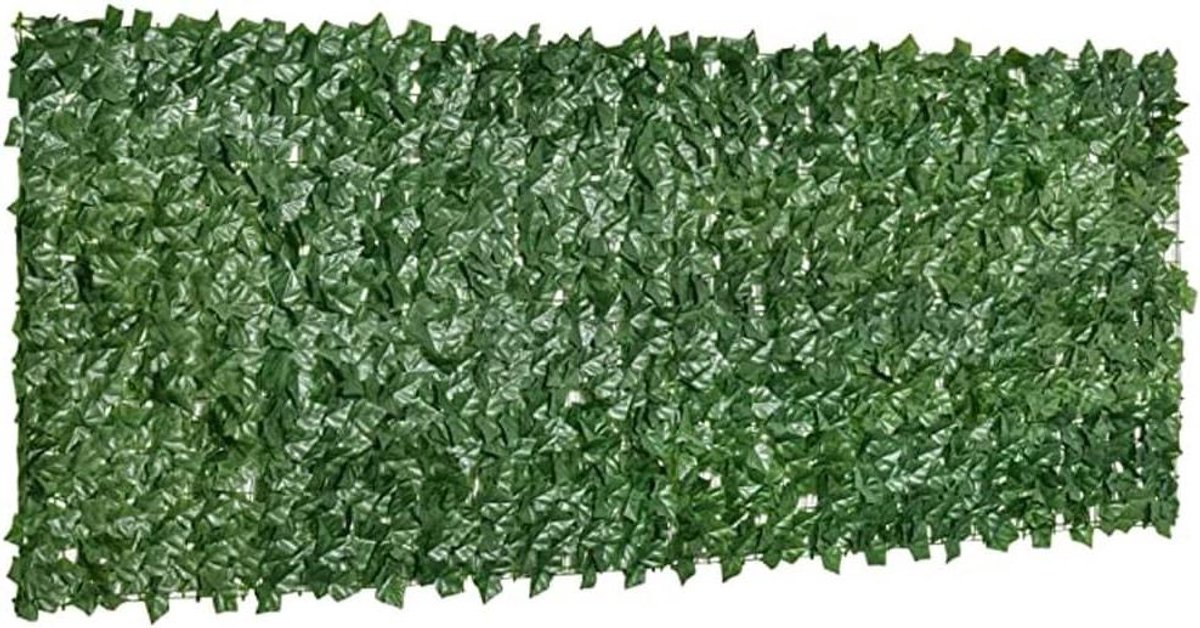 Kunstklimopheg - Decoratief hekwerk - Privacy creëren - Onderhoudsarm groen - 1 x 7 meter - Groen