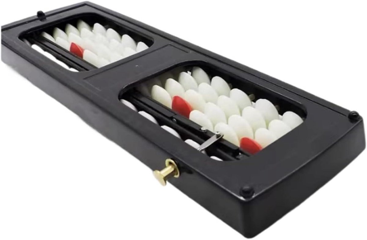 Telraam 13 Kolom - Rekenmachine Abacus - Wiskunde Leren - Met Resetknop - 25 cm Lengte - Veelkleurig