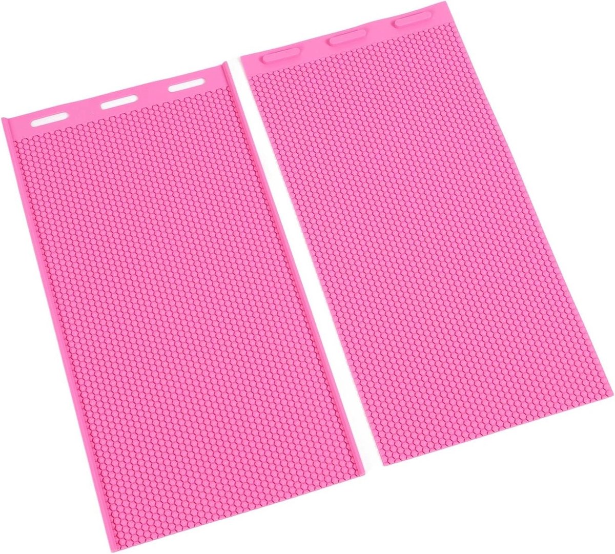 Bijenwas Vellenmal - Siliconen mal - Bijenwas Vellen Maken - Bijenkorf Patronen - 43 x 23 cm - Zwart