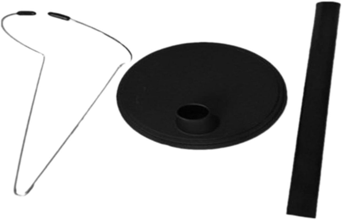 Poppenstandaard - Presentatiehouder - Poppen Decoratie - Antislip Staal - 12-14 cm - Zwart