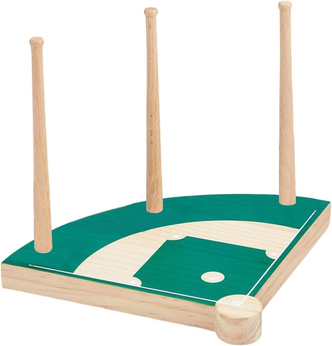 Ringhouder - Sieraden organizer - Sportcollectie tonen - Thematisch design - 18.5 x 18.5 cm - Houtkleur