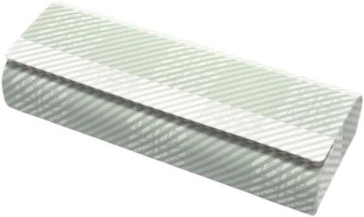 Brillenhoesje - Opberghoes Brillenglazen - Veilige Opslag - Zachte Binnenvoering - 15.5cm - Gestreept