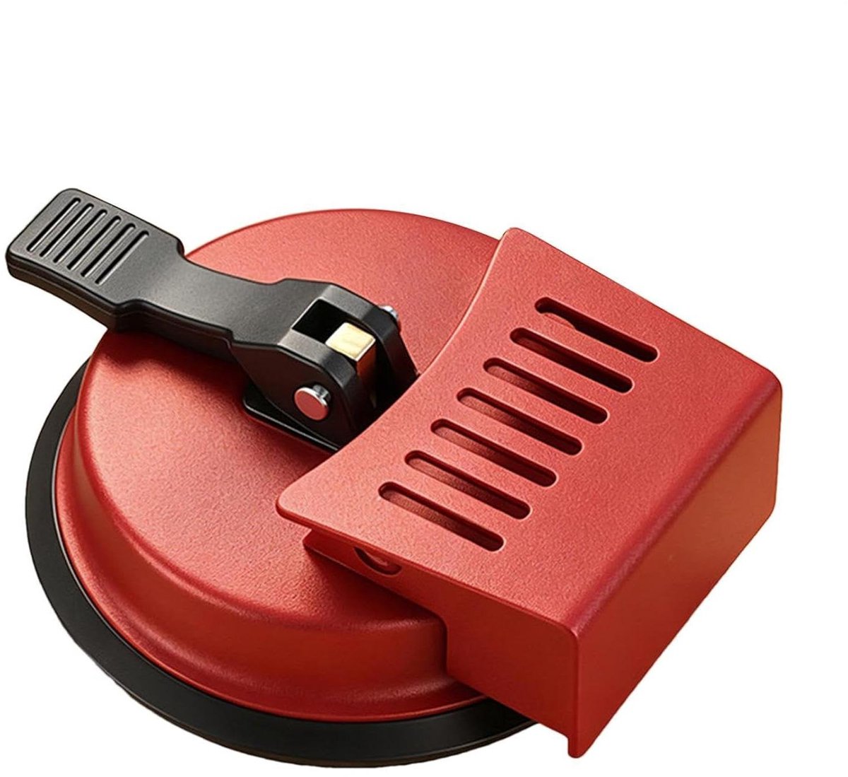 Vloerfixeer Gereedschap - Zuignap Klem - Vloeren Leggen - Antislip Rubber Basis - 7cm 9.5cm - Rood
