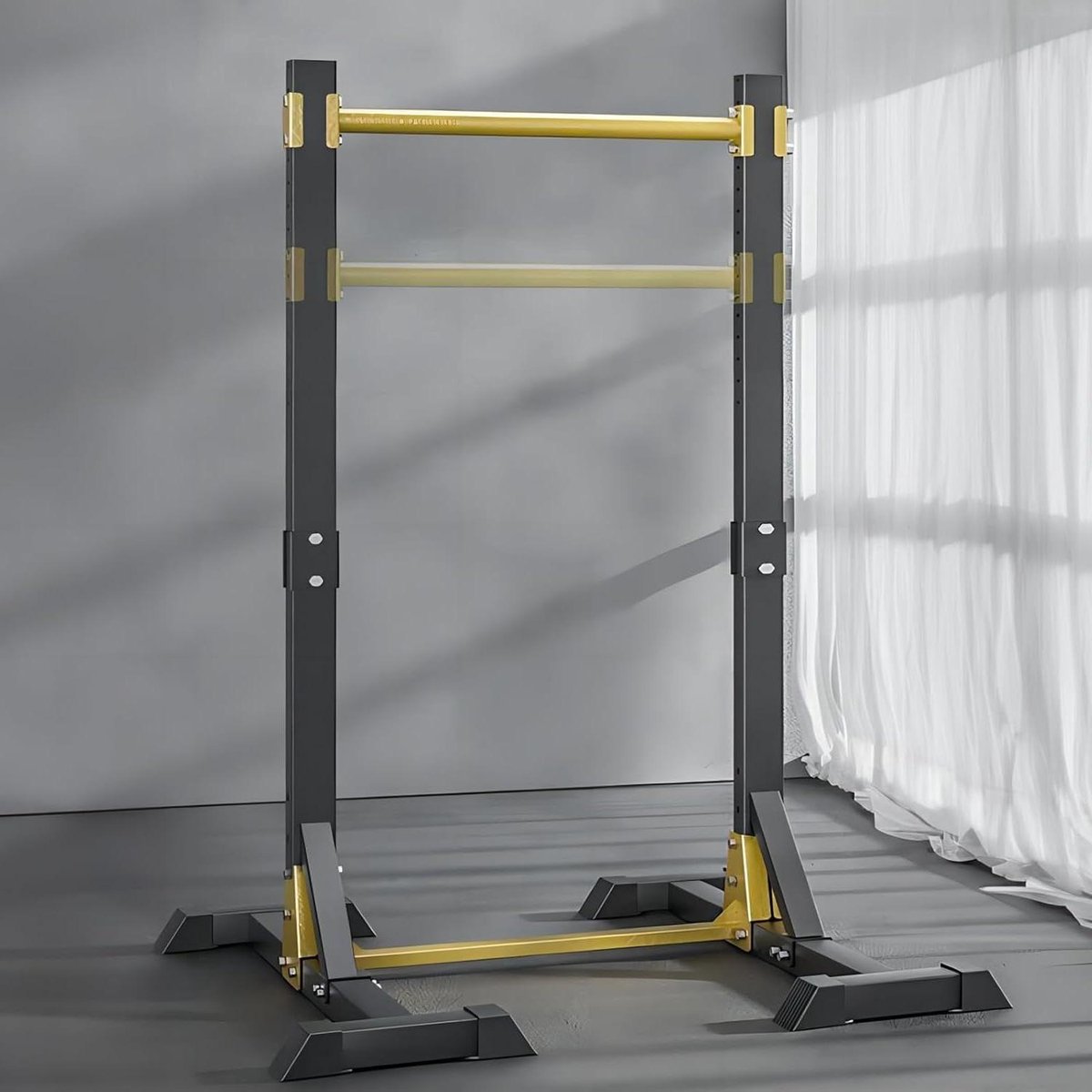 Vrijstaande Power Tower Pull Up Bar Station met 11 positie Aanpassing Draagbare 400 lbs Pull Up Toren voor Gym Thuis en Outdoor Training