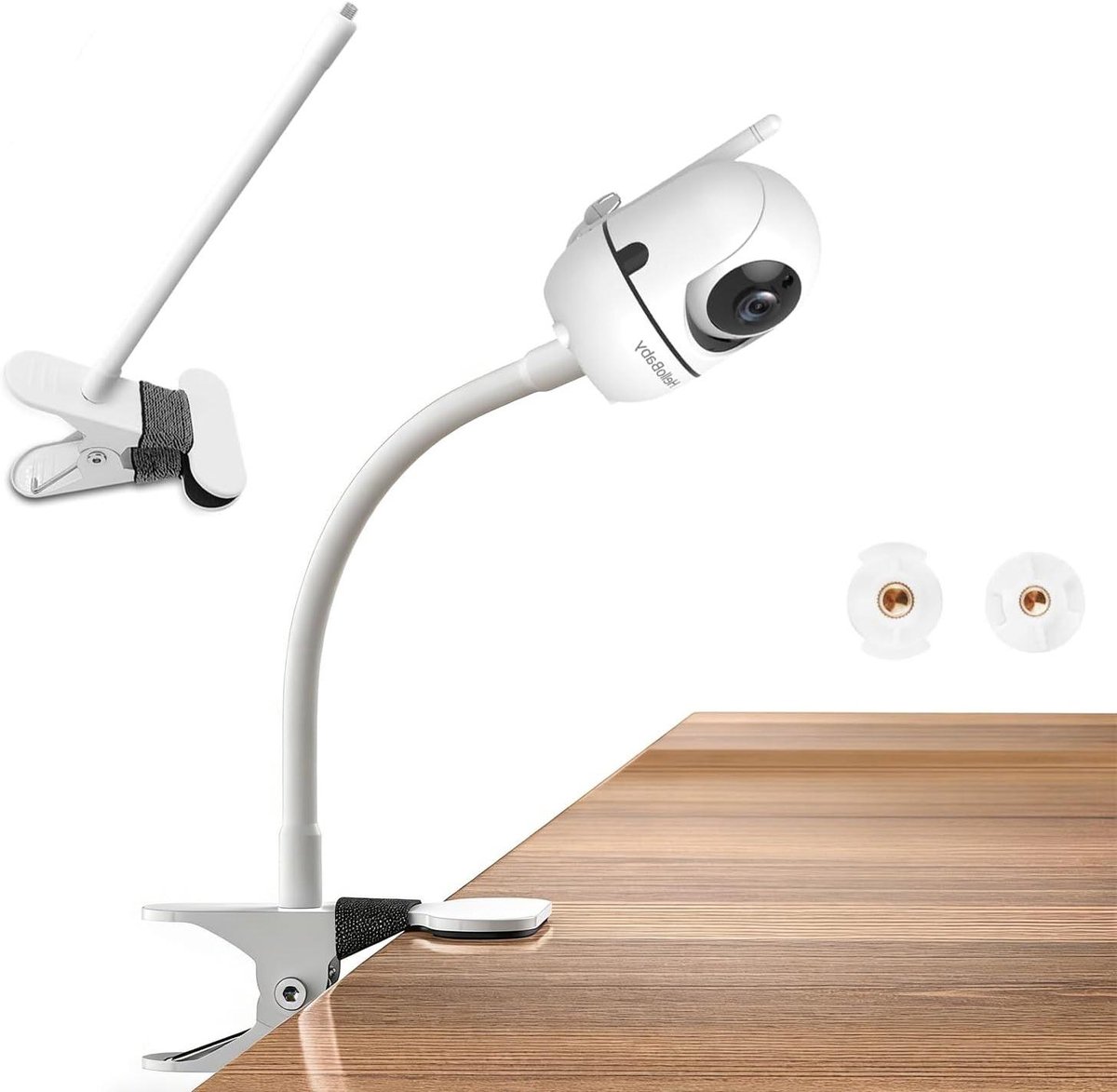 Babyfoon Houder - Camera Arm - Baby Kamer - Verstelbare Zwanenhals - 15.7 Inch - Zwart