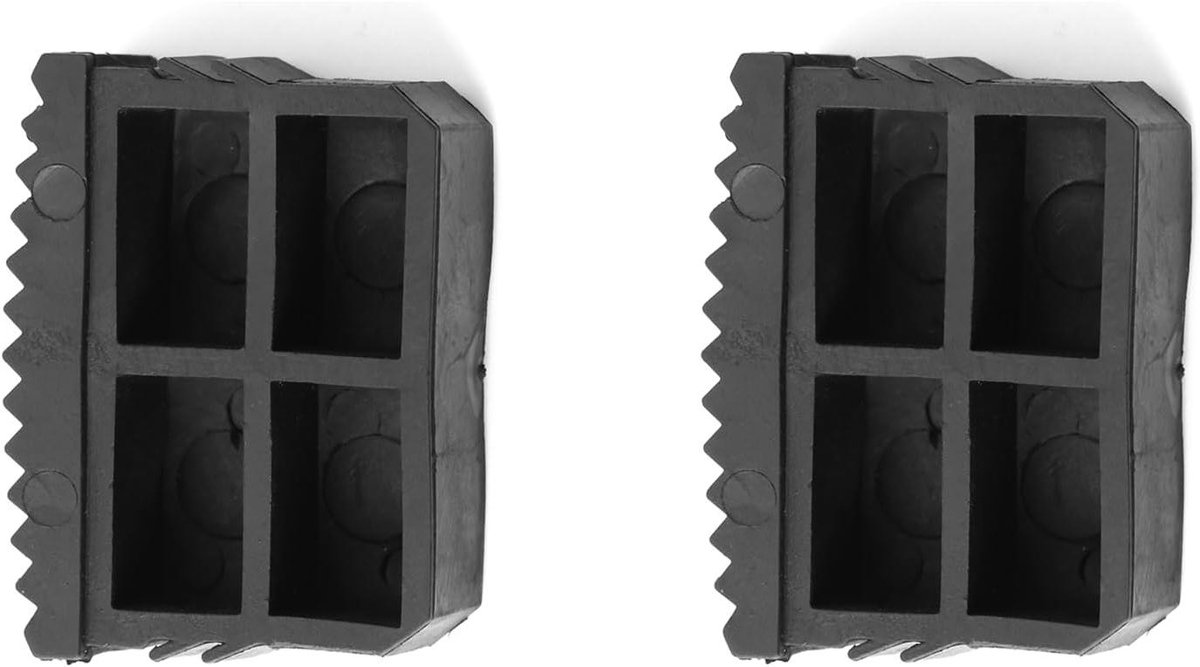 Ladder Antislip Voeten - Trap Rubber Kussens - Ladder Stabiliseren - Massief Rubber Materiaal - 4 Stuks - Zwart