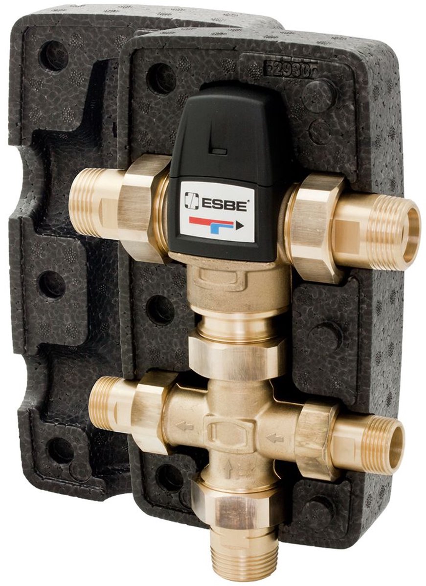 ESBE Circulatieset VTR522 45-65 graden C, DN25, Kvs3.5 incl. isolatie, 31400400