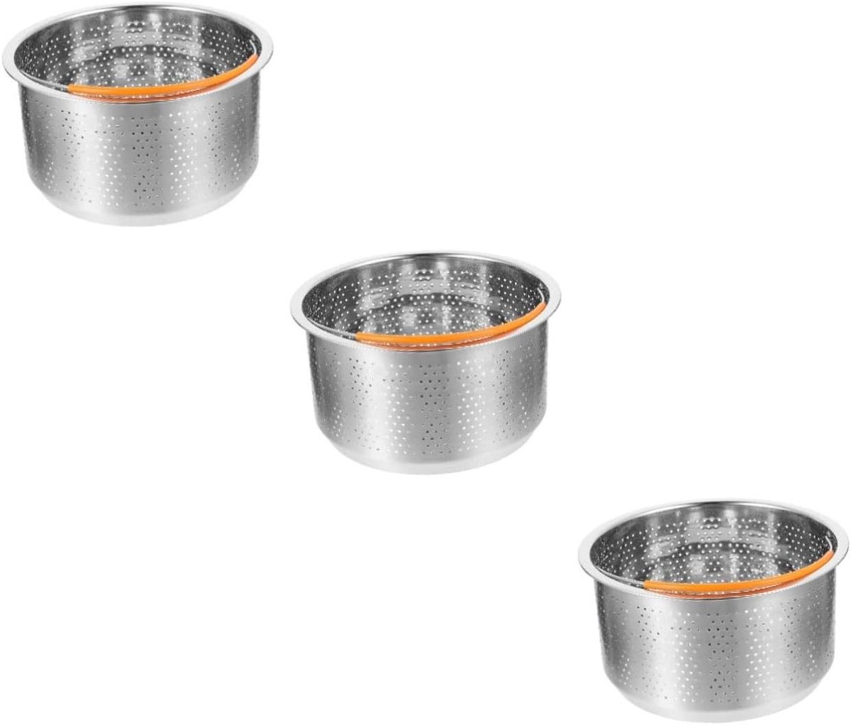 Steamer Handheld Stainless Steel Rice Steamer Stainless Steel Steamer Basket Rice Steamer Basket Bun Steamer Pan Silicone Steamer Kitchen Supplies Silicone Steamed Bun Round/Z