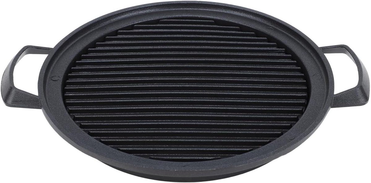 Mini Hibachi Grill Draagbare BBQ Gezellig buiten koken Snelle gelijkmatige warmte 26x26x4 cm Zilverkleurig