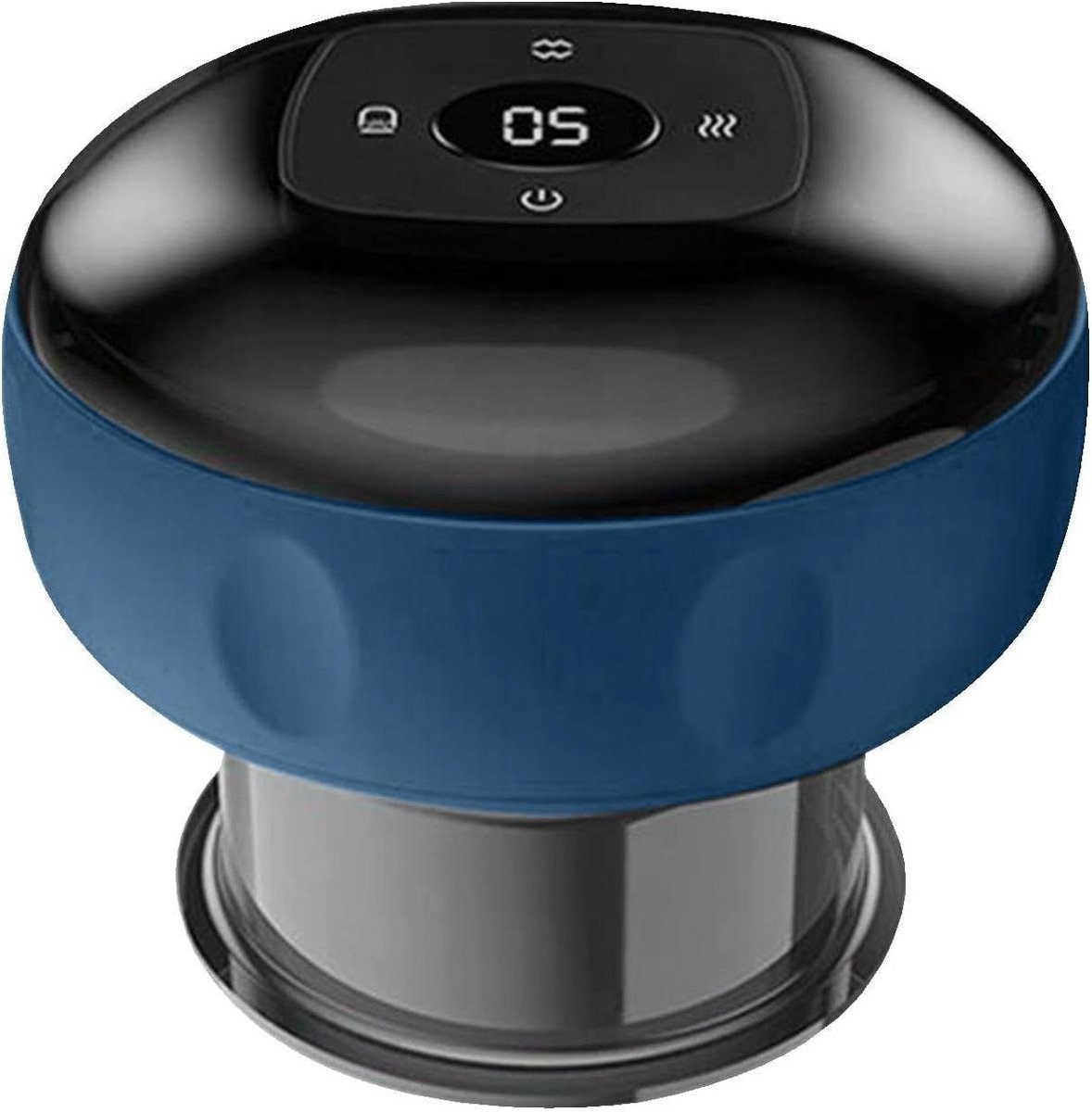 Elektronisch Cupping Apparaat - Massage Apparaat - Spierherstel Bevorderen - 5-in-1 Functies - 18 x 14 x 8 cm - Wit