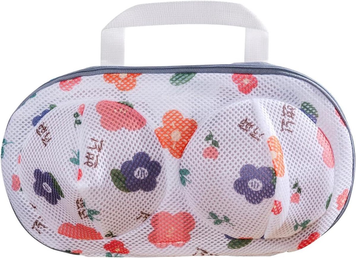 Mesh Waszakken - Bh Beschermer - Kleding Beschermen - Stevige Ritssluiting - 20 x 24 cm - Meerkleurig