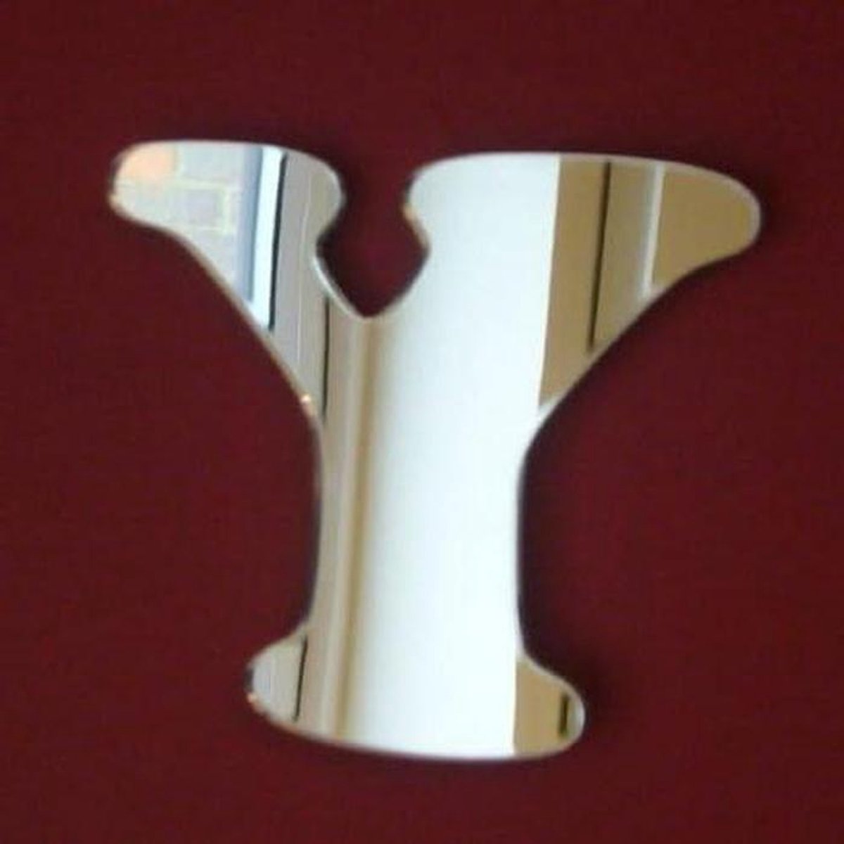 Letter Spiegel - Decoratieve Spiegel - Ruimte Decoratie - Splintervrij Acryl - 40 cm - Zil