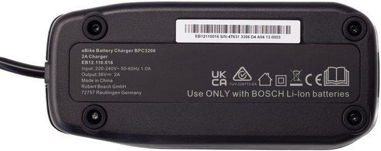 Bosch Smart System Charger - Elektrische fietsoplader - 36V - 2A - Bosch Smart aansluiting van Bosch — afbeelding 2